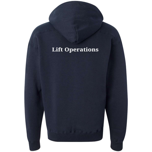 J America Sport Lace Hooded Sweatshirt -- Navy