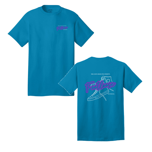 Port and Company 5.4 oz Cotton T-Shirt -- Neon Blue*