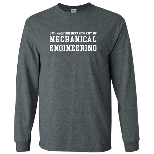 Gildan Heavy Cotton Longsleeve Basic T-Shirt -- Dark Heather