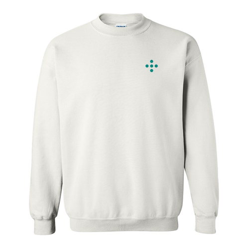 Gildan Heavy Blend Crew Neck Sweatshirt -- White