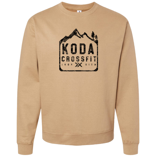 Independent Trading Crewneck Sweatshirt  Sandstone