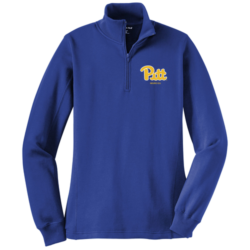 Ladies Quarter Zip Sweatshirt -- True Royal -- Neuro ICU