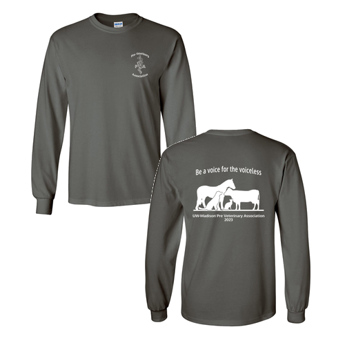 Gildan Heavy Cotton Longsleeve Basic T-Shirt -- Charcoal