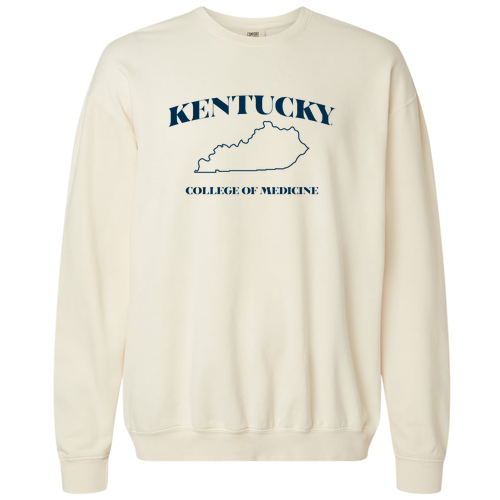 Comfort Colors Lightweight Adult Ringspun Crewneck Sweatshirt -- Ivory