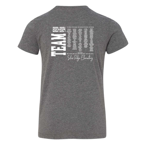 Youth Bella Canvas Heather CVC Short Sleeve Tee -- Deep Heather