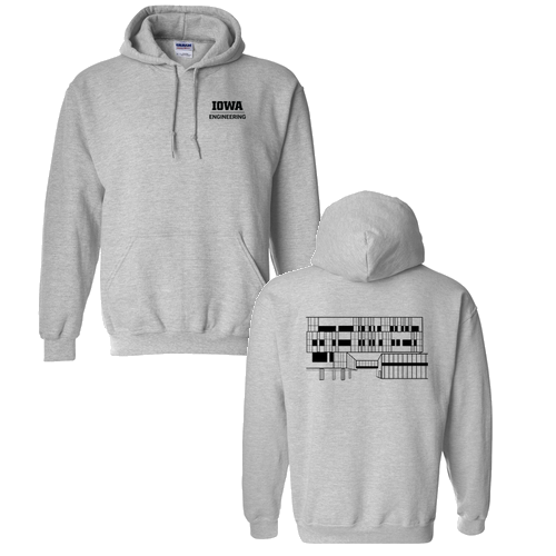 Gildan Heavy Blend Hooded Sweatshirt -- Sport Grey