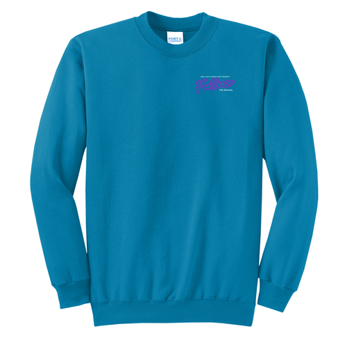 Port and Company Classic Crewneck Sweatshirt -- Neon Blue