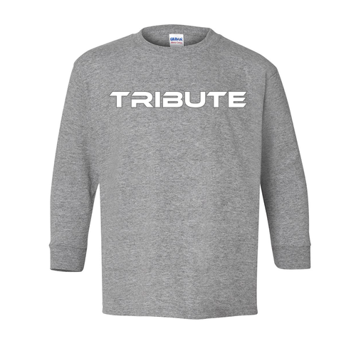 Gildan Youth Heavy Cotton Longsleeve -- Sport Grey