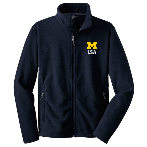 Mens/Unisex Port Authority Value Fleece Jacket -- True Navy