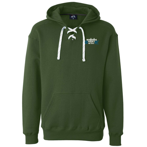 J America Sport Lace Hooded Sweatshirt -- Forest