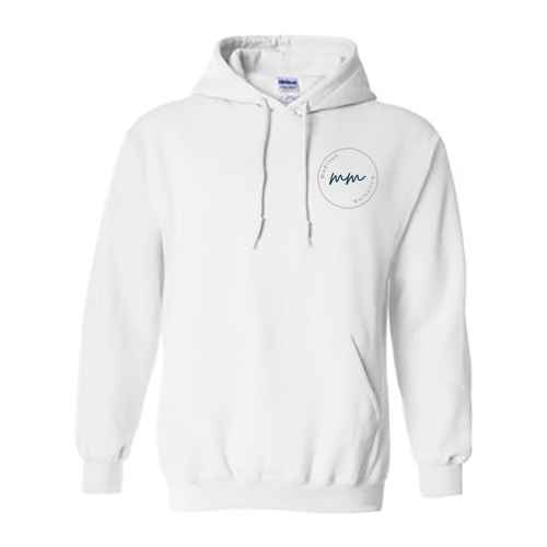 Gildan White Heavy Blend Hooded Sweatshirt