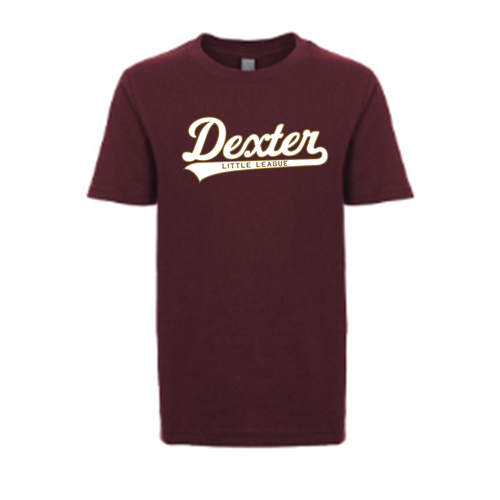 Youth Next Level Soft Fitted Short Sleeve Crew Tee -- Maroon