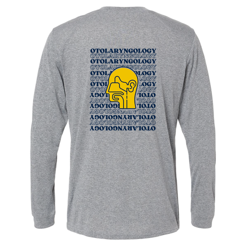 Men/Unisex Paragon Long Islander Performance Long Sleeve Tee -- Heather Gray