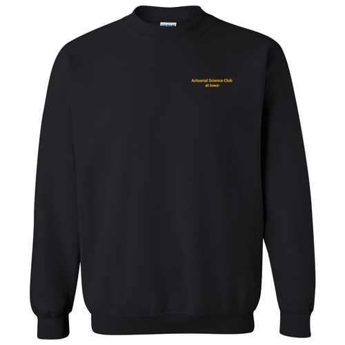 Gildan Heavy Blend Crew Neck Sweatshirt -- Black
