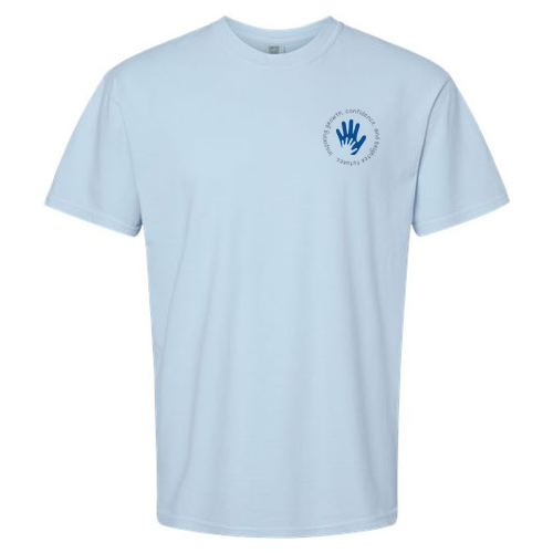 Comfort Colors Ringspun Garment Dyed T Shirt -- Hydrangea