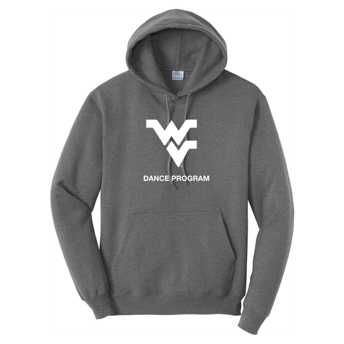 Port and Company Core Fleece Pullover Hooded Sweatshirt -- Graphite Heather