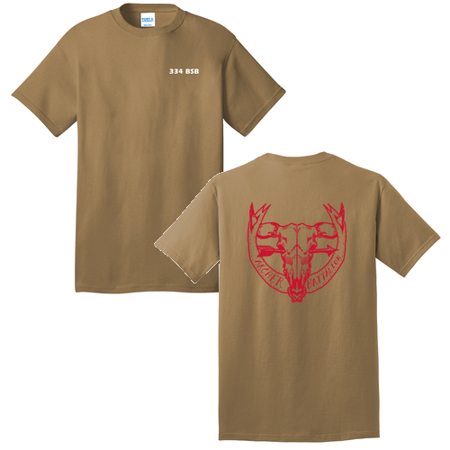 Port and Company 5.4 oz Cotton T-Shirt -- Coyote Brown