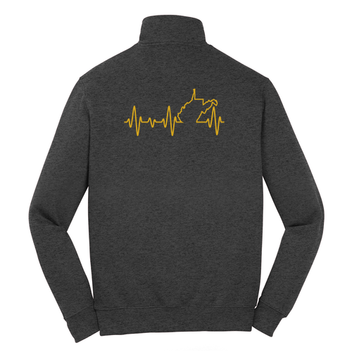 Sport Tek Quarter Zip Sweatshirt -- Graphite Heather