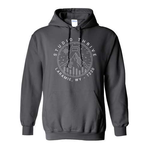 Gildan Heavy Blend Hooded Sweatshirt -- Charcoal