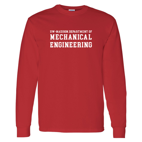 Gildan Heavy Cotton Longsleeve Basic T-Shirt -- Red