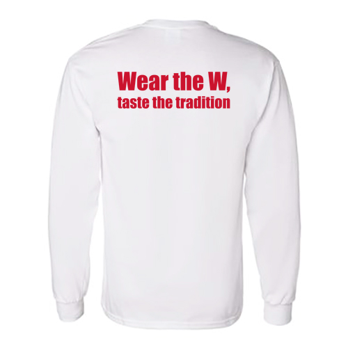 Gildan Heavy Cotton Longsleeve Basic T-Shirt -- White