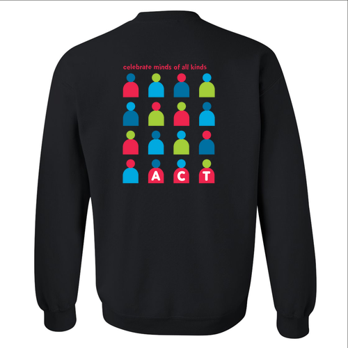 Gildan Heavy Blend Crew Neck Sweatshirt -- Black