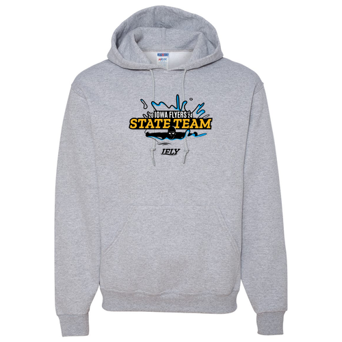 Jerzees 8 oz 50/50 Nublend Adult Hooded Sweatshirt -- Athletic Heather