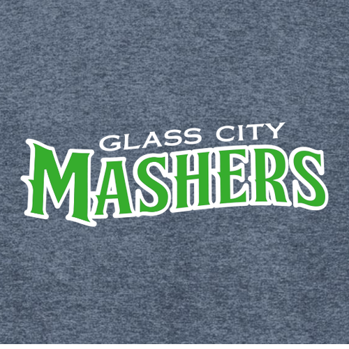 District Made Mens Perfect Tri Crew Tee -- Navy Frost