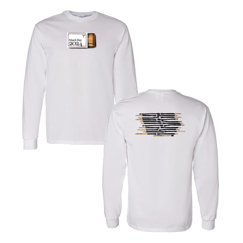 Gildan Heavy Cotton Longsleeve Basic T-Shirt -- White