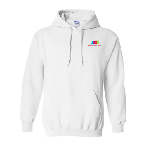 Gildan Heavy Blend Hooded Sweatshirt -- White