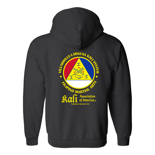 Gildan Full Zip Hooded Sweatshirt -- Black