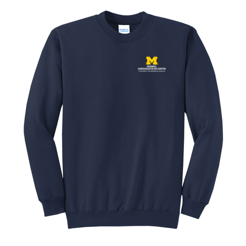 Men/Unisex Port and Company Classic Crewneck Sweatshirt -- Navy