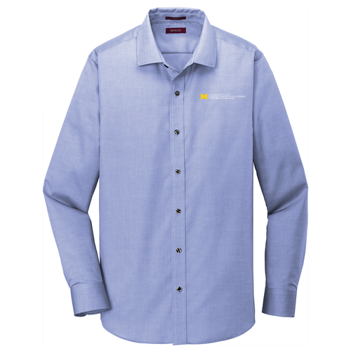 Men/Unisex Red House Slim Fit Pinpoint Oxford Non-Iron Shirt -- Vintage Navy, ~$54