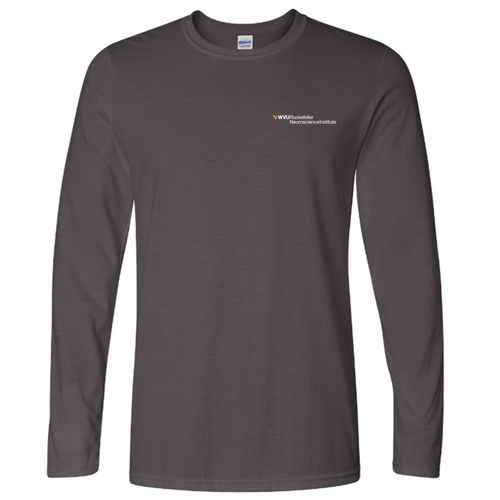 Gildan Softstyle Longsleeve T Shirt -- Charcoal