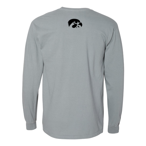 Comfort Colors Adult Long Sleeve Pocket Tee -- Granite