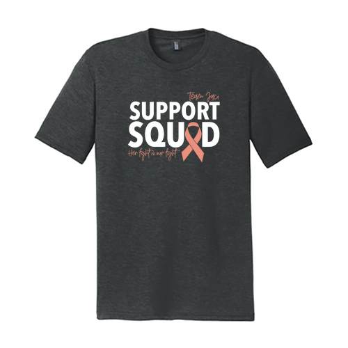 District Made Mens Perfect Tri Crew Tee -- Black Frost