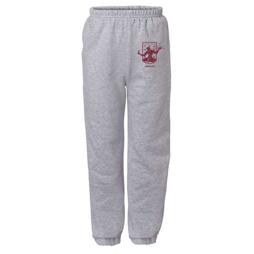 Gildan Elastic Bottom Youth Sweatpants -- Sport Grey
