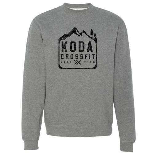 Independent Trading Crewneck Sweatshirt  Gunmetal Heather