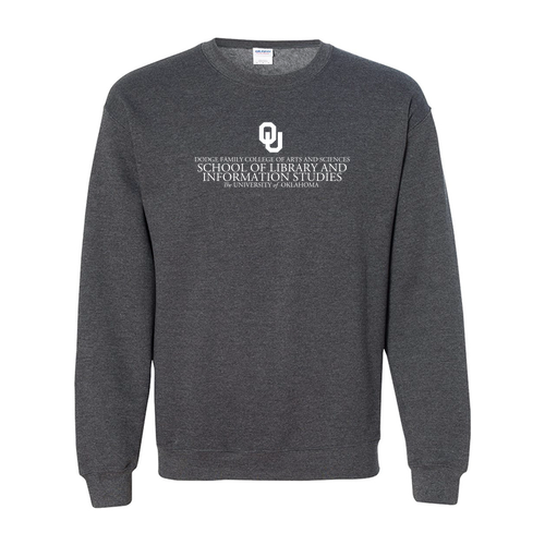 Gildan Heavy Blend Crew Neck Sweatshirt -- Dark Heather