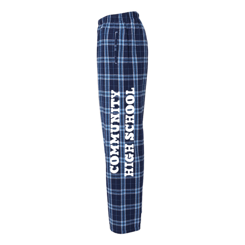 Boxercraft Men's Harley Flannel Pant With Pockets -- Navy / Columbia