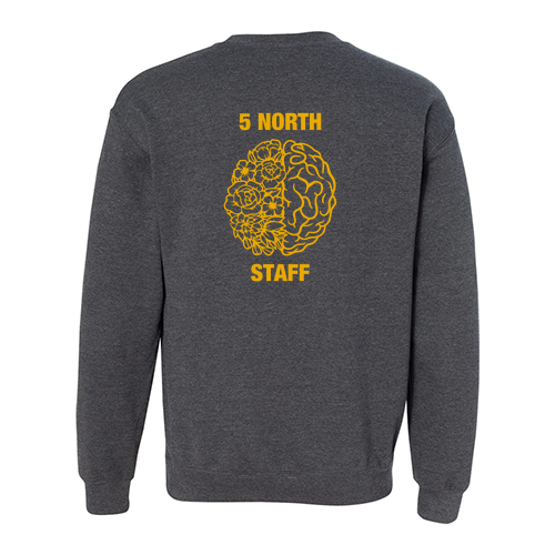 Gildan Heavy Blend Crew Neck Sweatshirt -- Dark Heather