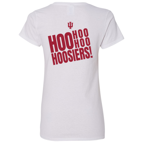 Gildan Heavy Cotton Ladies' V-Neck Tee -- White