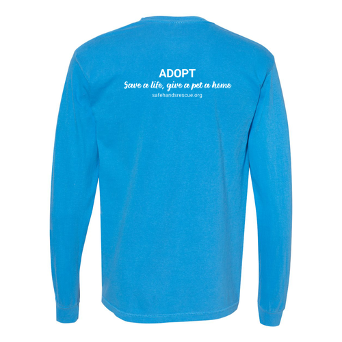 Comfort Colors Ringspun Long Sleeve Tee -- Royal Caribe