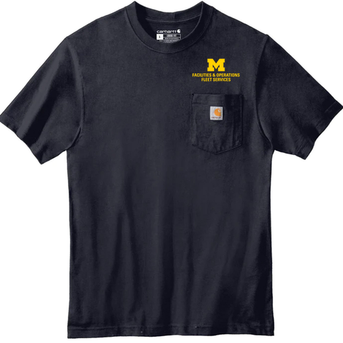 Men/Unisex Carhartt Tall Workwear Pocket Short Sleeve T-Shirt -- Navy, $37