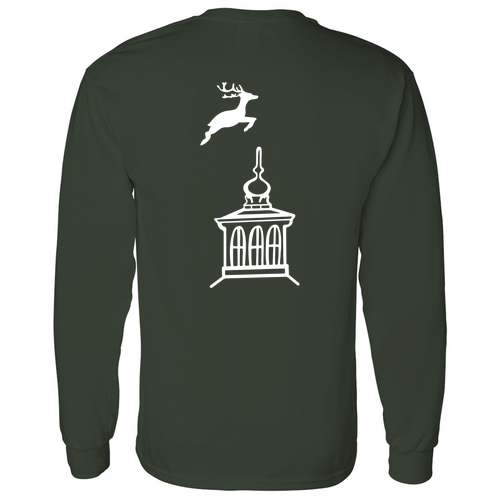 Gildan Heavy Cotton Longsleeve Basic T-Shirt -- Forest Green