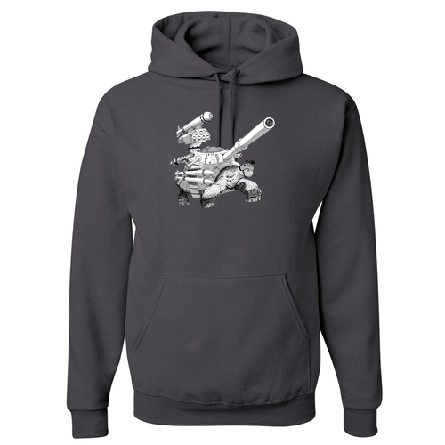 Jerzees 8 oz 50/50 Nublend Adult Hooded Sweatshirt -- Charcoal Grey