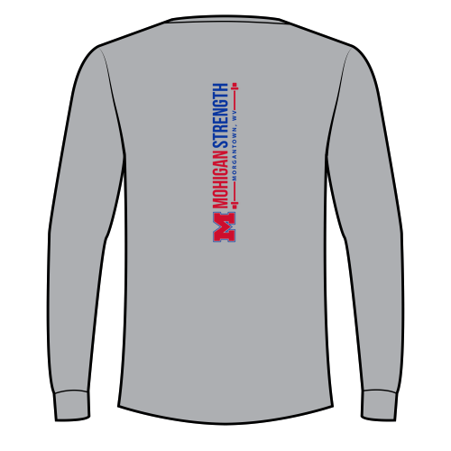 Gildan Heavy Cotton Longsleeve Basic T-Shirt -- Sport Grey