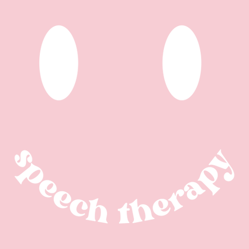 Speech Therapy Smiley Screen Printed Longsleeve | Light Pink