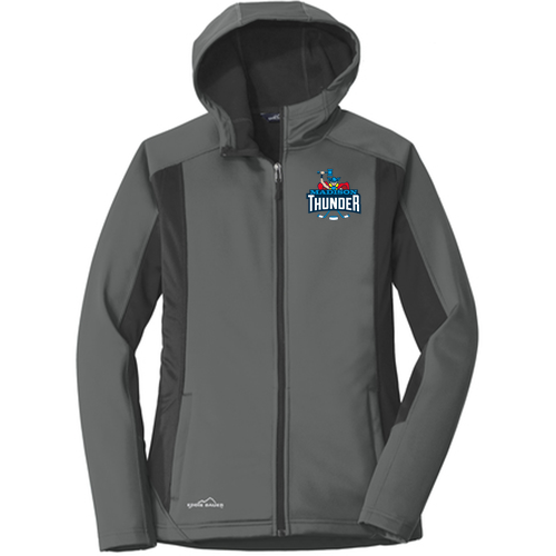 Eddie Bauer Ladies Trail Soft Shell Jacket -- Metal Grey / Grey Steel