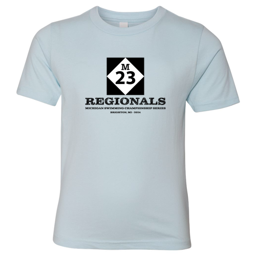 Youth Next Level Soft Fitted Short Sleeve Crew Tee -- Light Blue
